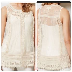 Anthropologie Moulinette Soeurs Lace Tunic Top 12